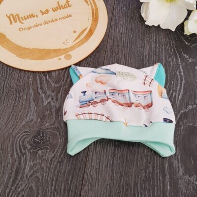 Čepička "vel. 1 až 3 měsíců"