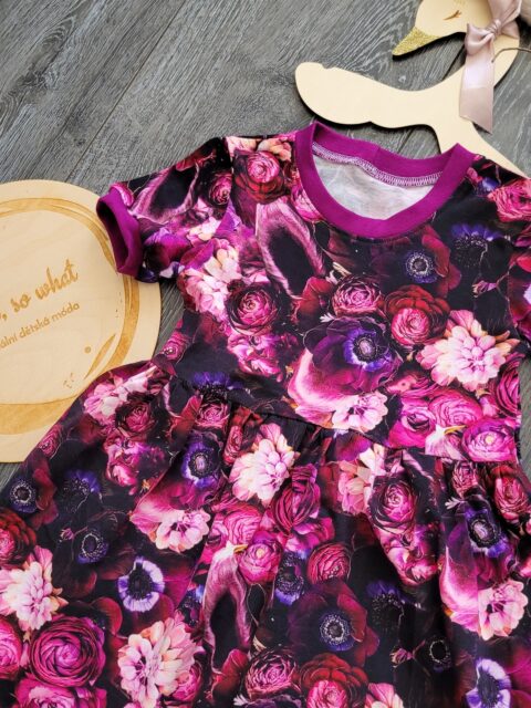 116 - letní šaty kytky