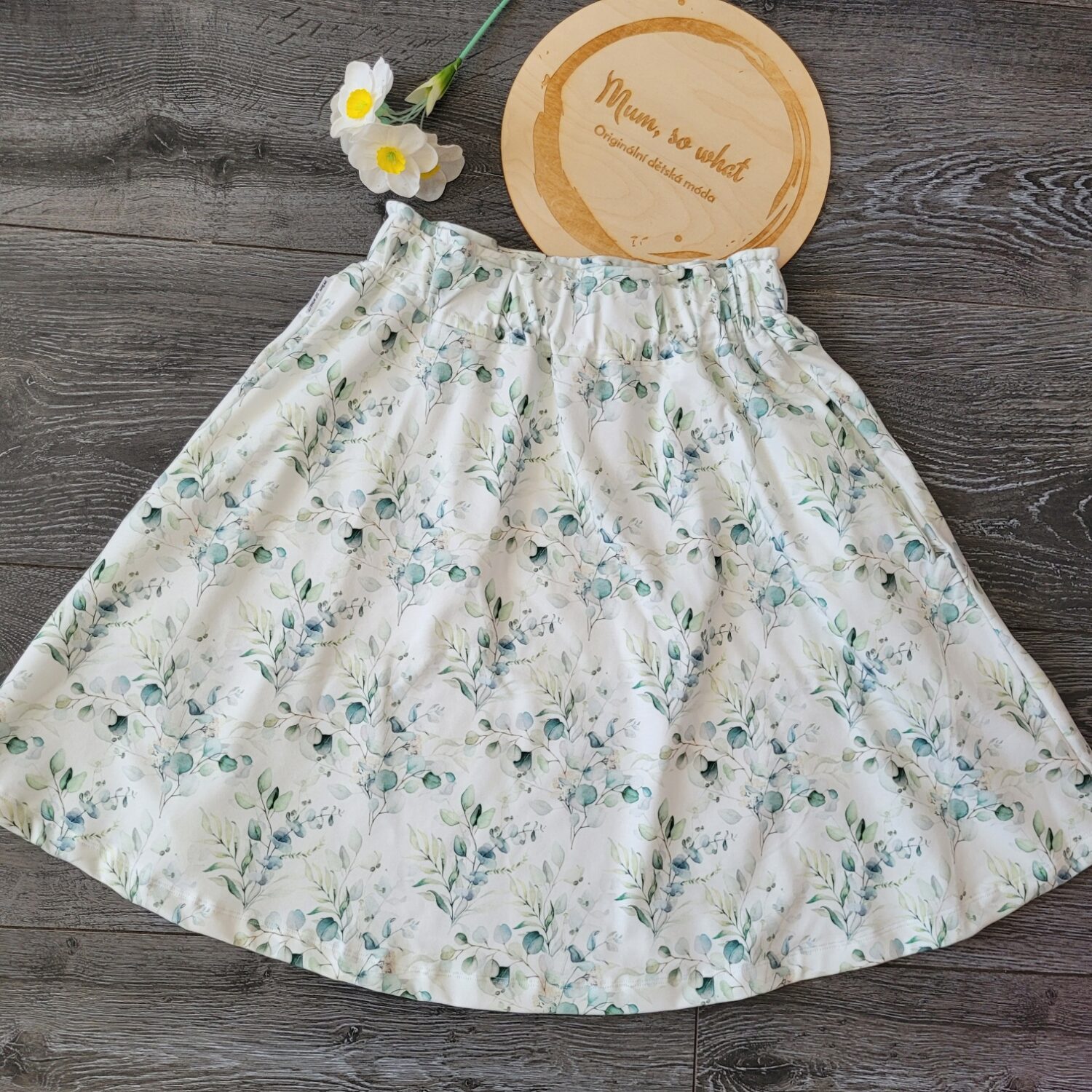 sukně, "eukalypt, vel. s/m"